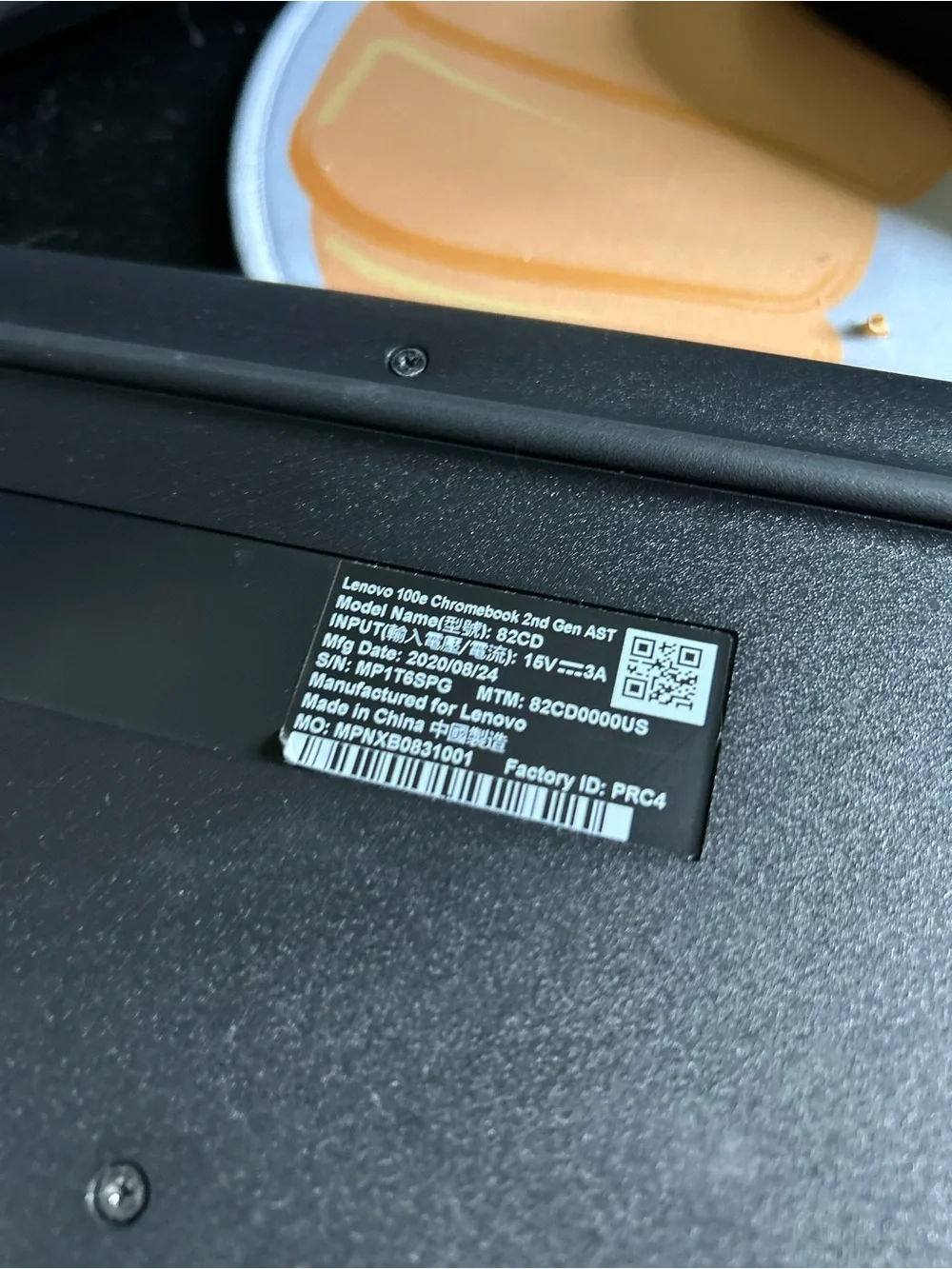 Lenovo chromebook gray
